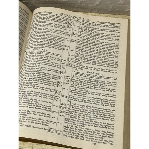 Holy Bible Fireside Bible Publishers Red Letter Edition King James Version VTG - Picture 12 of 16